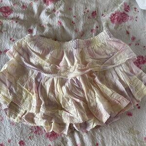 LoveShackFancy Pastel Mini Skirt